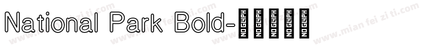 National Park Bold字体转换